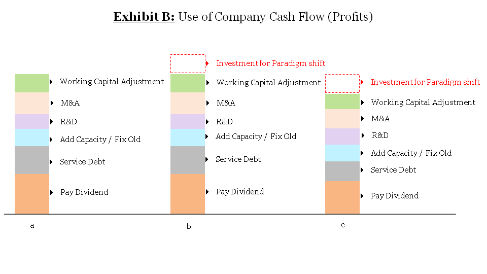 Use of Company Cash Flow (Profits)