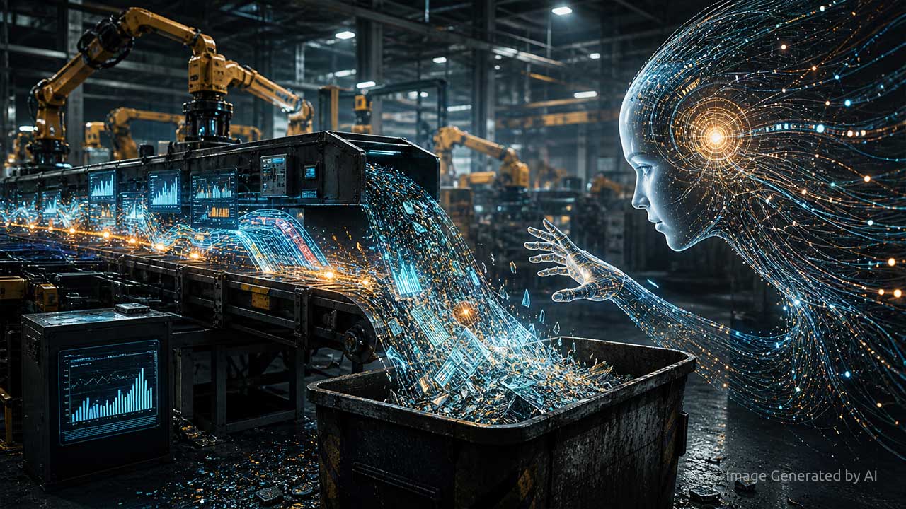 Manufacturers Are Throwing Away the Data AI Needs